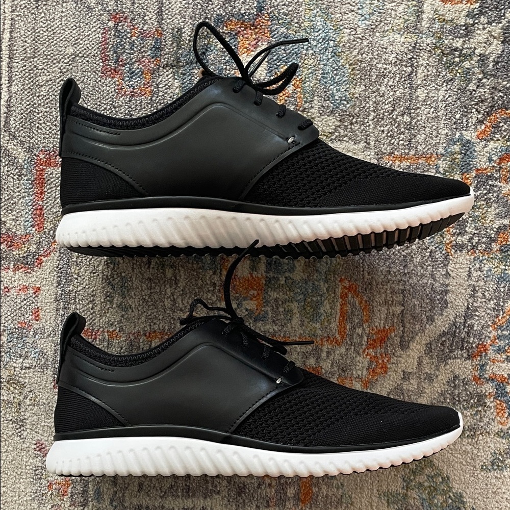 Cole Haan Men's Grand Motion Knit Sneakers - Black/Optic White